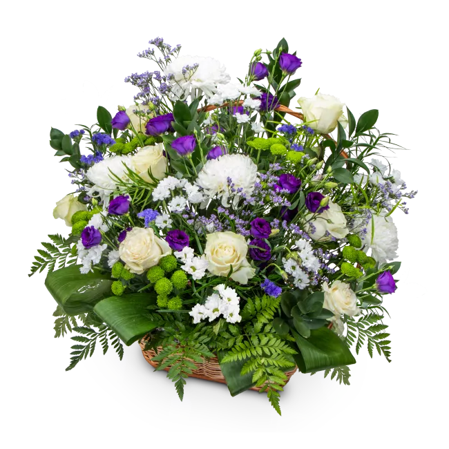 Smuteční květinový koš